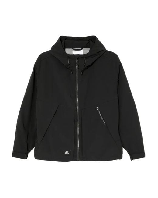 Chocoolate Black Logo-Print Jacket for men