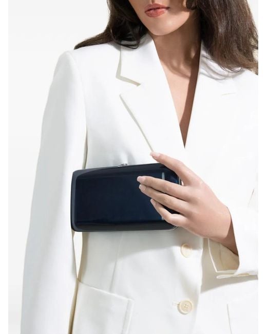 Jeffrey Levinson Blue Finley Clutch Bag