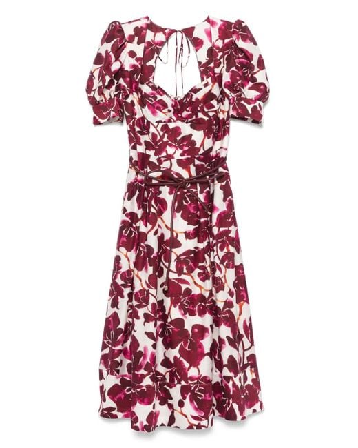 Vestido midi Nerissa Rebecca Vallance de color Red