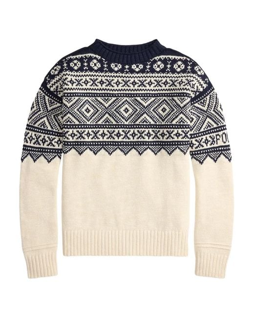 Polo Ralph Lauren Natural Crew-Neck Sweater for men