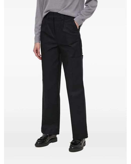 Benetton Black Cargo Trousers