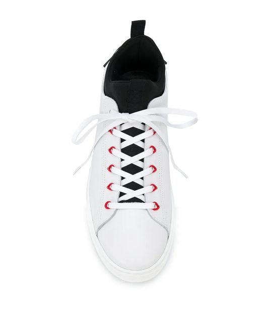 DSquared² White Sock Insert Sneakers for men