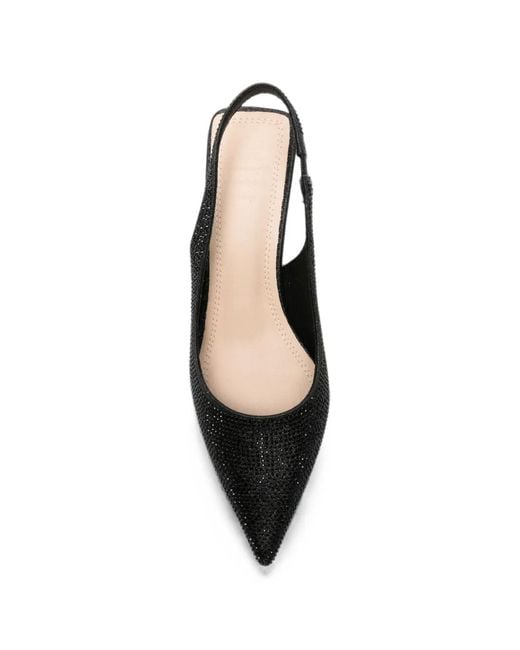 Twentyfourhaitch Black Phuket Crystal-Embellished Pumps