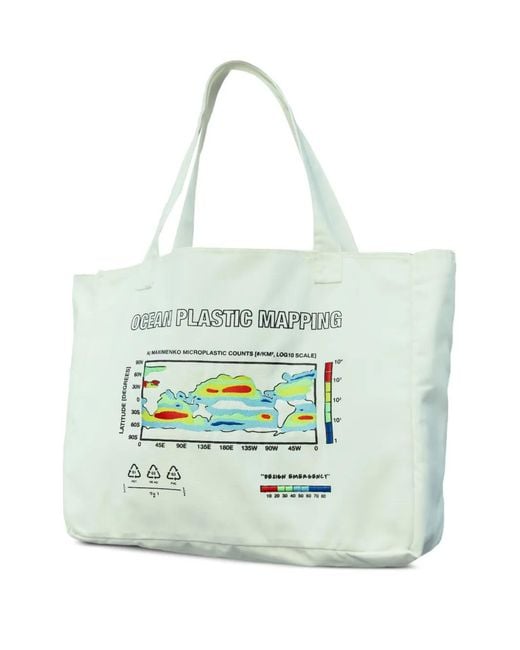 Space Available Blue Graphic-Print Tote Bag