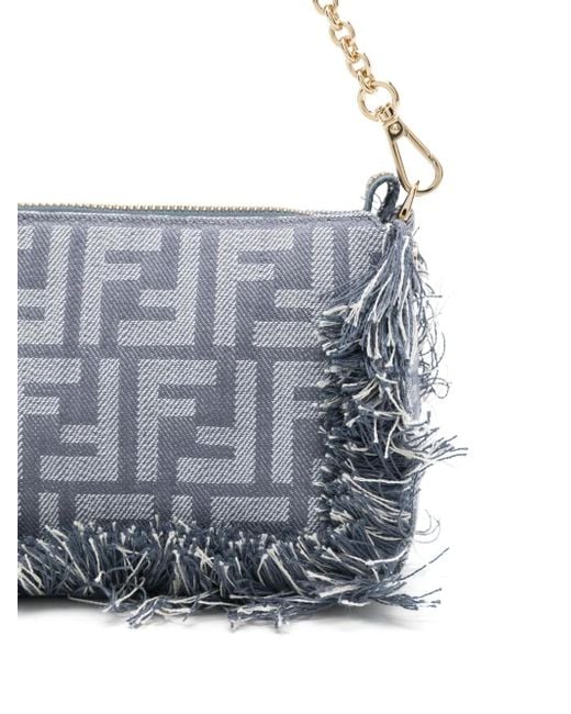 Borsa A Spalla Baguette di Fendi in White
