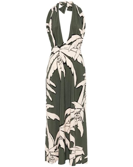 Johanna Ortiz Metallic Oceanic Mantra Midi Dress