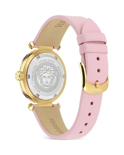 Versace Pink Greek Key Dial 35Mm