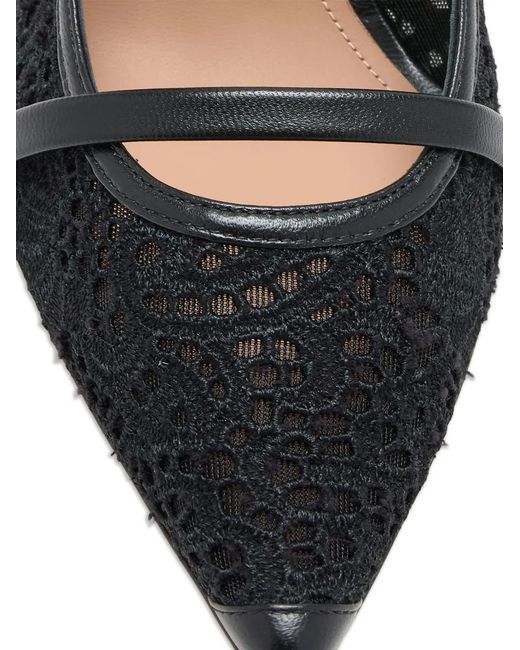 Malone Souliers Black Maureen Strap Mules