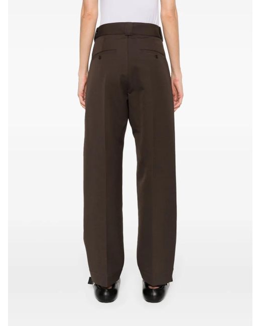 Lemaire Black Straight-Leg Tailored Trousers