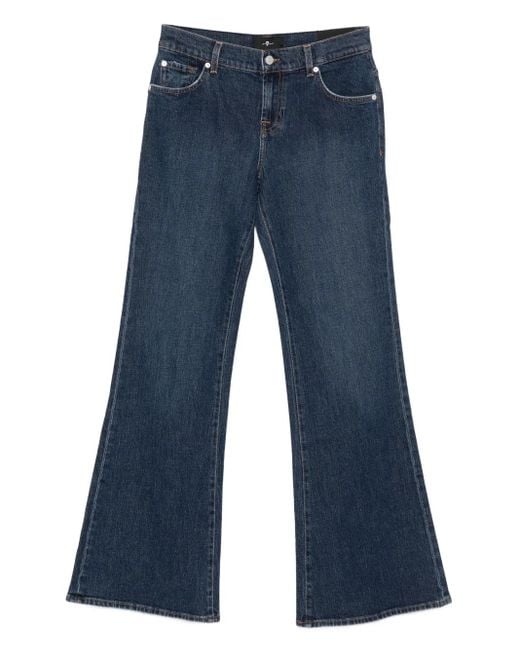 Vaqueros Spencer acampanados 7 For All Mankind de color Blue