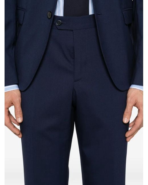 Manuel Ritz Blue Single-Breasted Suit for men