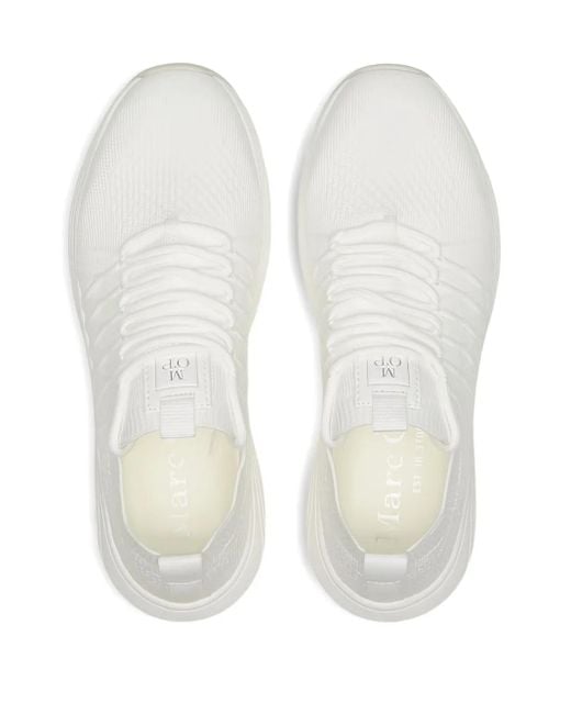 Marc O' Polo White Knitted Sneakers