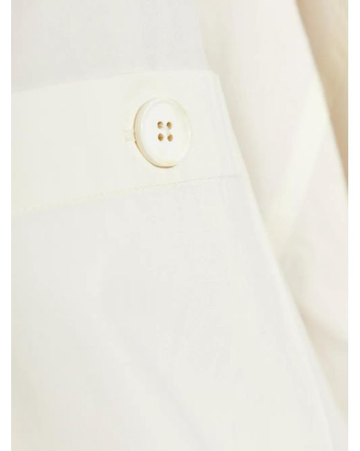 Jil Sander White Chest-Pocket Buttoned Shirt