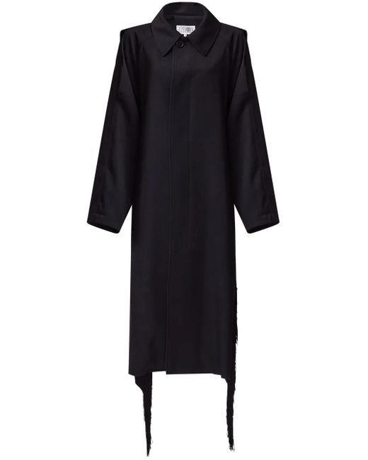 MM6 by Maison Martin Margiela Black Wool Coat