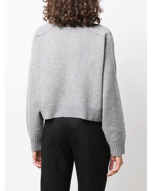 Loulou de Saison Gray Oversized Sweater Clothing