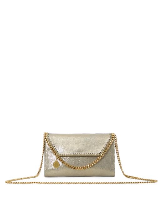 Stella McCartney White Falabella Shaggy Deer Chain-Strap Crossbody Bag