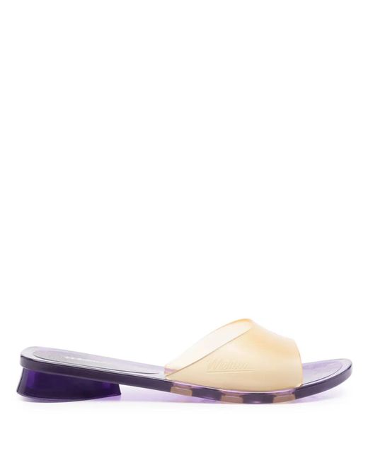 Melissa Purple Real Jelly Kim Slides
