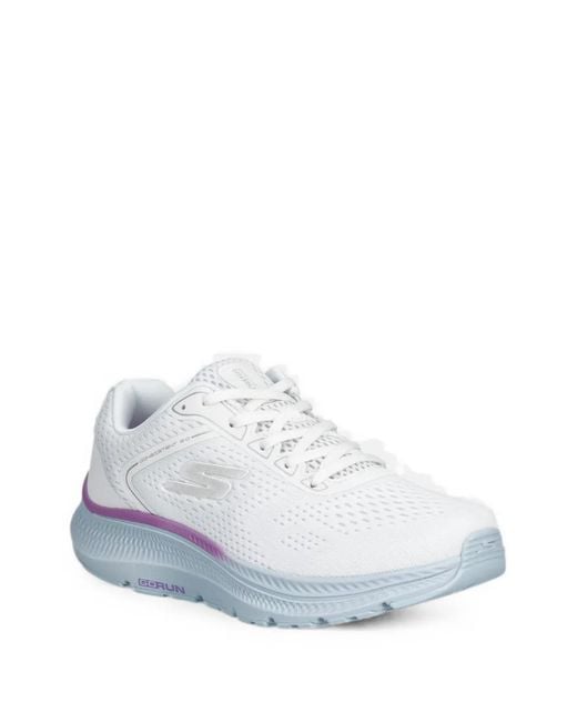 Skechers White Baskets Go Run Consistent