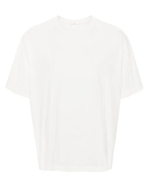 The Row White Errigal Cotton T-Shirt for men
