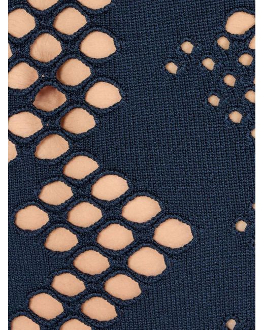 Roberto Cavalli Blue Sleeveless Dress