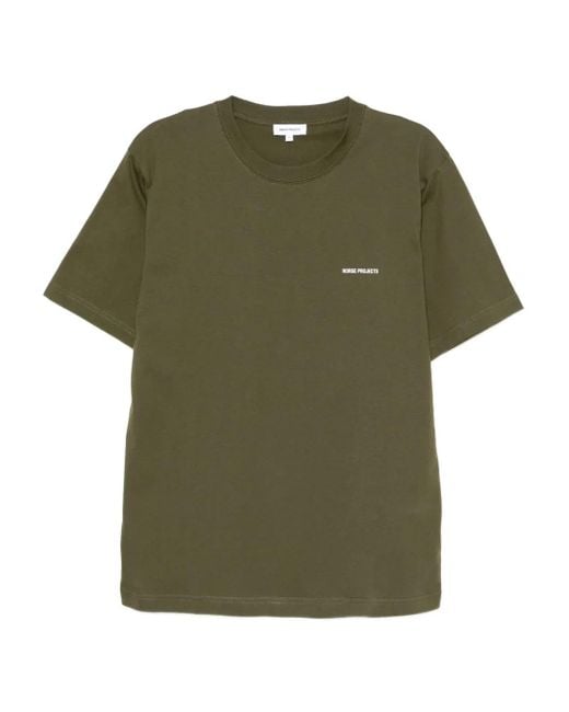 Norse Projects Green Johannes T-Shirt for men