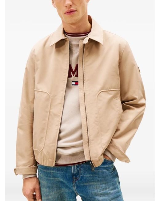 Tommy Hilfiger Natural Pocket Zip-Up Jacket for men