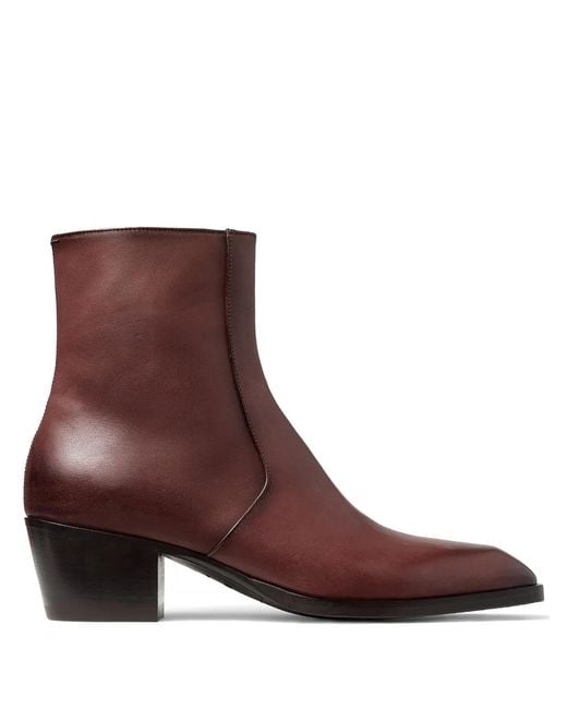 Jimmy Choo Brown Wilder Boots for men