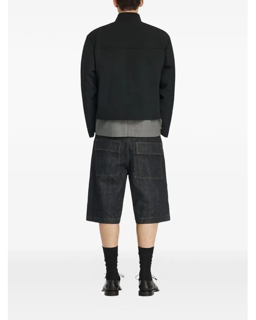 Entire studios Black Tria Zip-Up Jacket for men