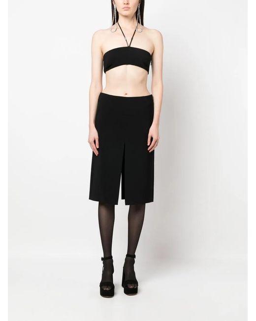 DSquared² Black Halterneck Bralette Top