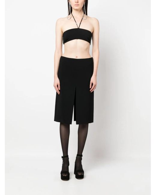 DSquared² Black Halterneck Bralette Top