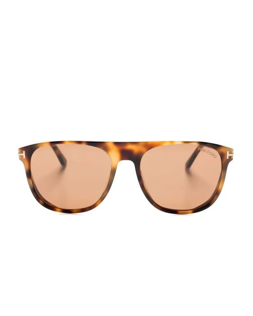 Tom Ford Pink Lionel Wayfarer-Frame Sunglasses