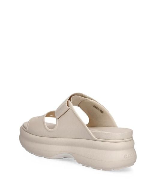 CROCSTM White Mules Soho Two Strap À Plateforme