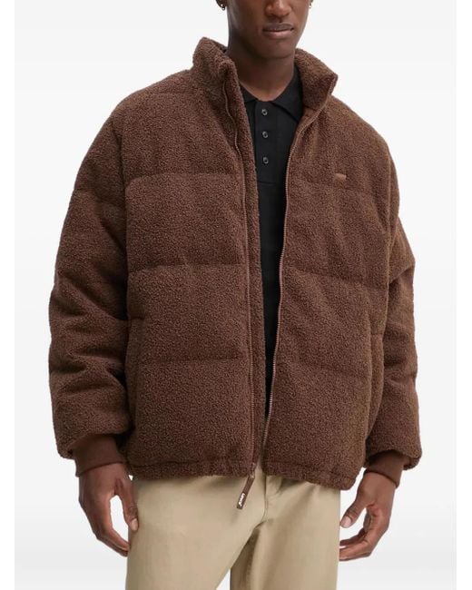 Levi's Sherpa-Jacke mit Reißverschluss in Brown für Herren