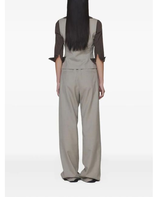 Pantaloni Con Vita Elasticizzata di Amomento in Gray