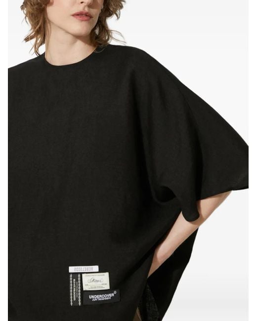 Undercover White Chain-Embellished Boxy Top