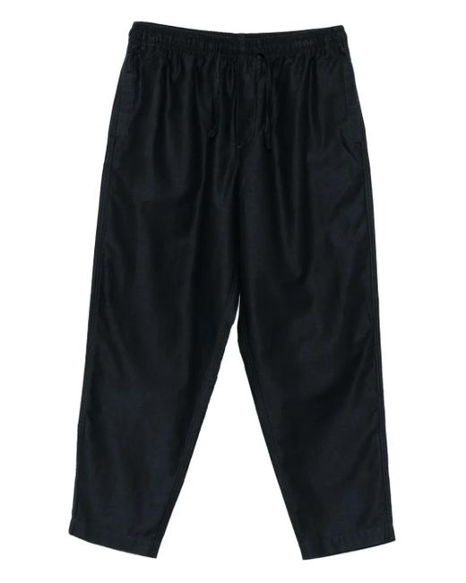 Pantaloni Crop Con Vita Elasticizzata di YMC in Blue da Uomo