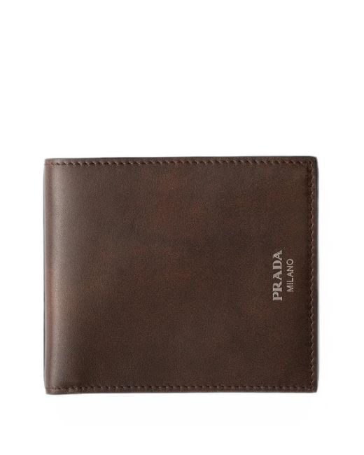 Portafoglio di Prada in Brown da Uomo