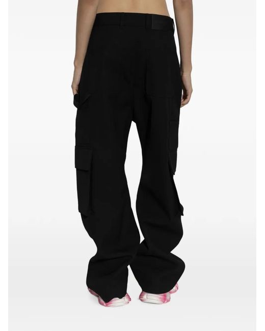 Balenciaga Black Multi-Pocket Cargo Pants