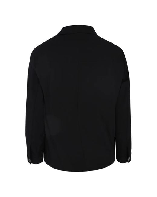Tombolini Black Buttoned Overshirt for men