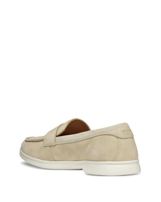 Geox Natural Xan3 Suede Loafers