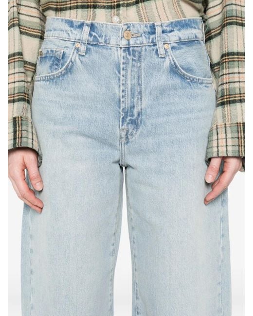 7 For All Mankind Bonnie Curvilinear ジーンズ Blue