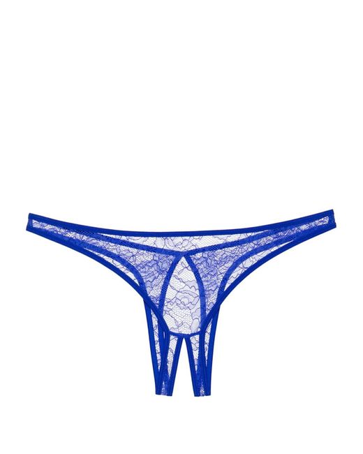 Maison Close Blue Flashback Néon Open Briefs