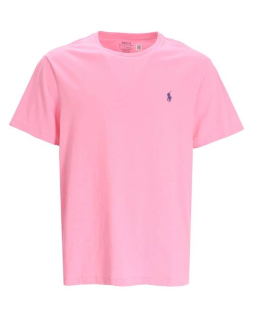 Polo Ralph Lauren T-Shirt mit Polo Pony in Pink für Herren