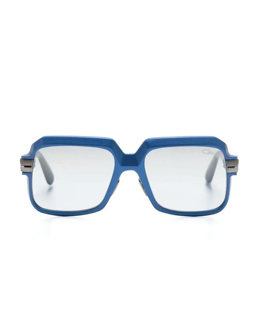Cazal Blue 607/3 Square-Frame Sunglasses