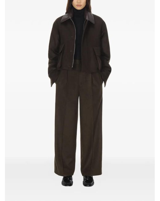 Auralee Blue Belt-Loop Trousers