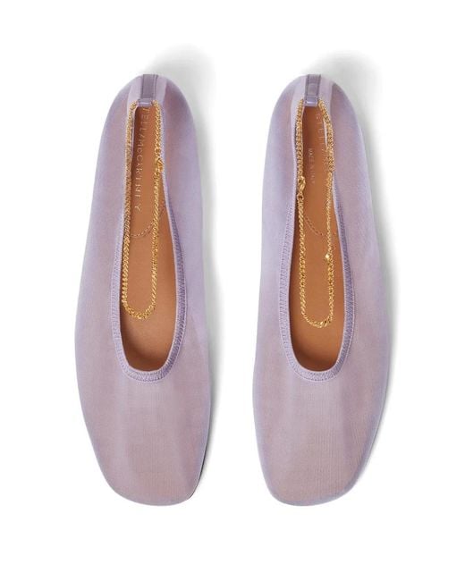 Stella McCartney White Chain Pumps
