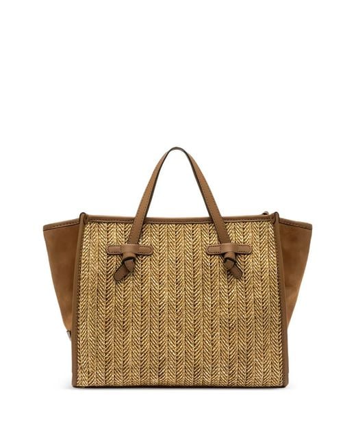 Gianni Chiarini Brown Miss Marcella 32 Woven Shoulder Bag