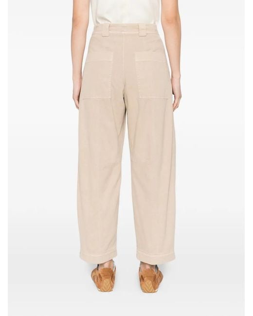 Closed White Rhannon Patch-Pocket Tapered Trousers