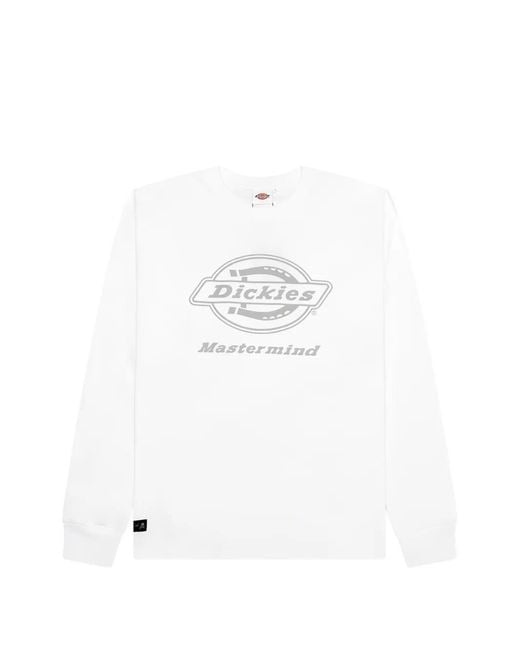 Mastermind Japan White X Dickies Skull Logo T-Shirt for men