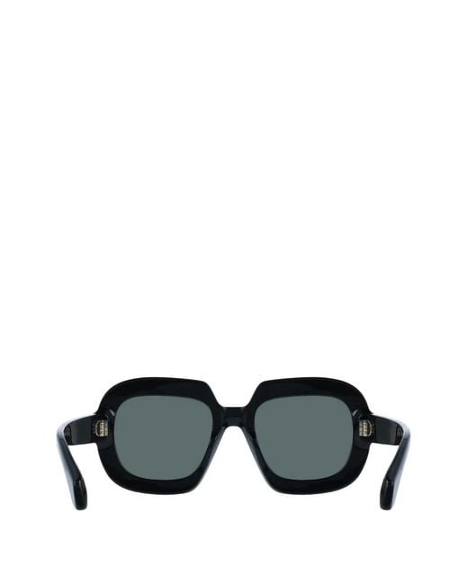 Ferragamo Eyewear Black Lunettes De Soleil À Monture Carrée